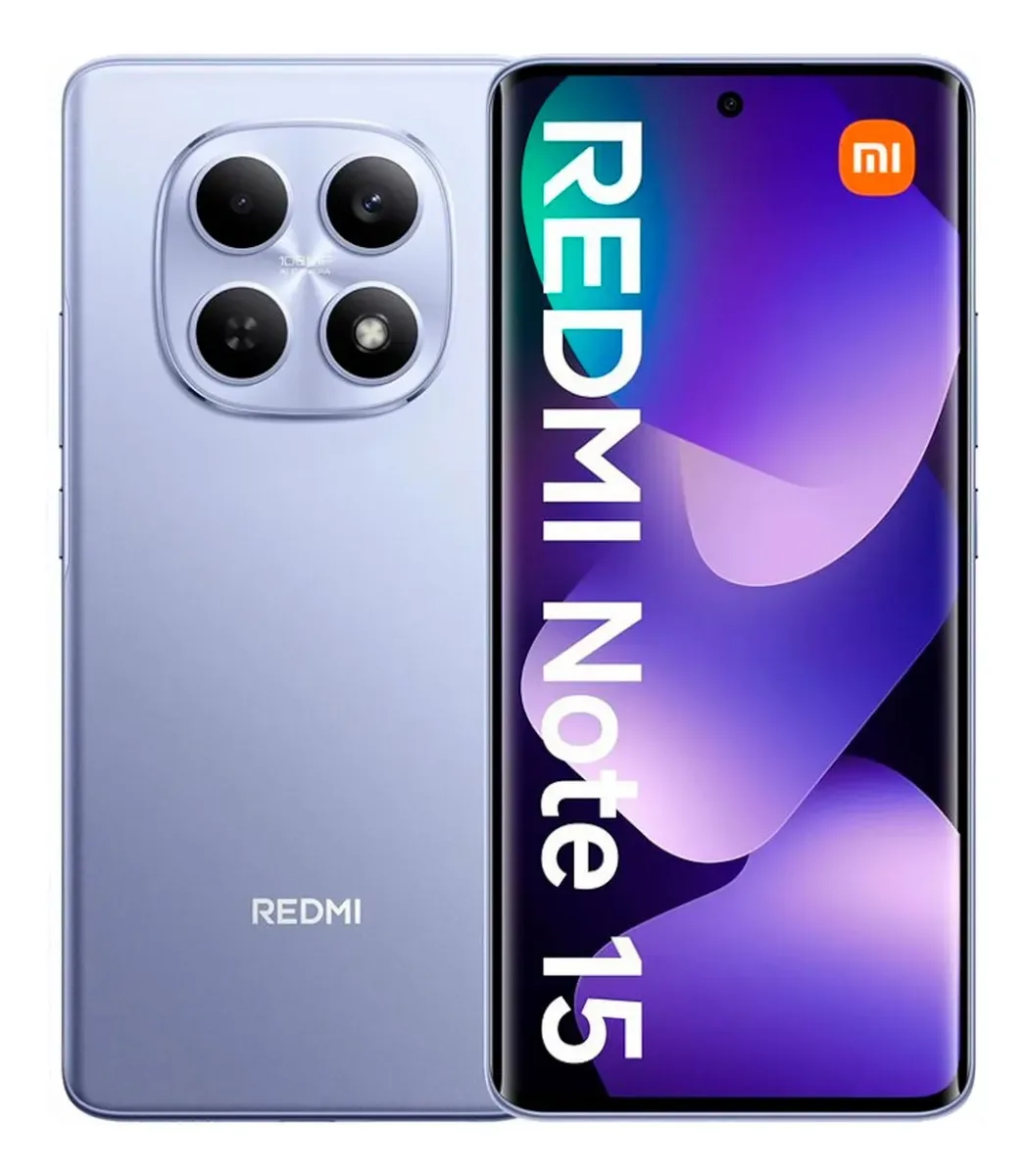 Xiaomi Redmi Note 15 Global 256gb 8gb+4 Ram 108mpx 6,77&amp;quot Lilás - Celulares